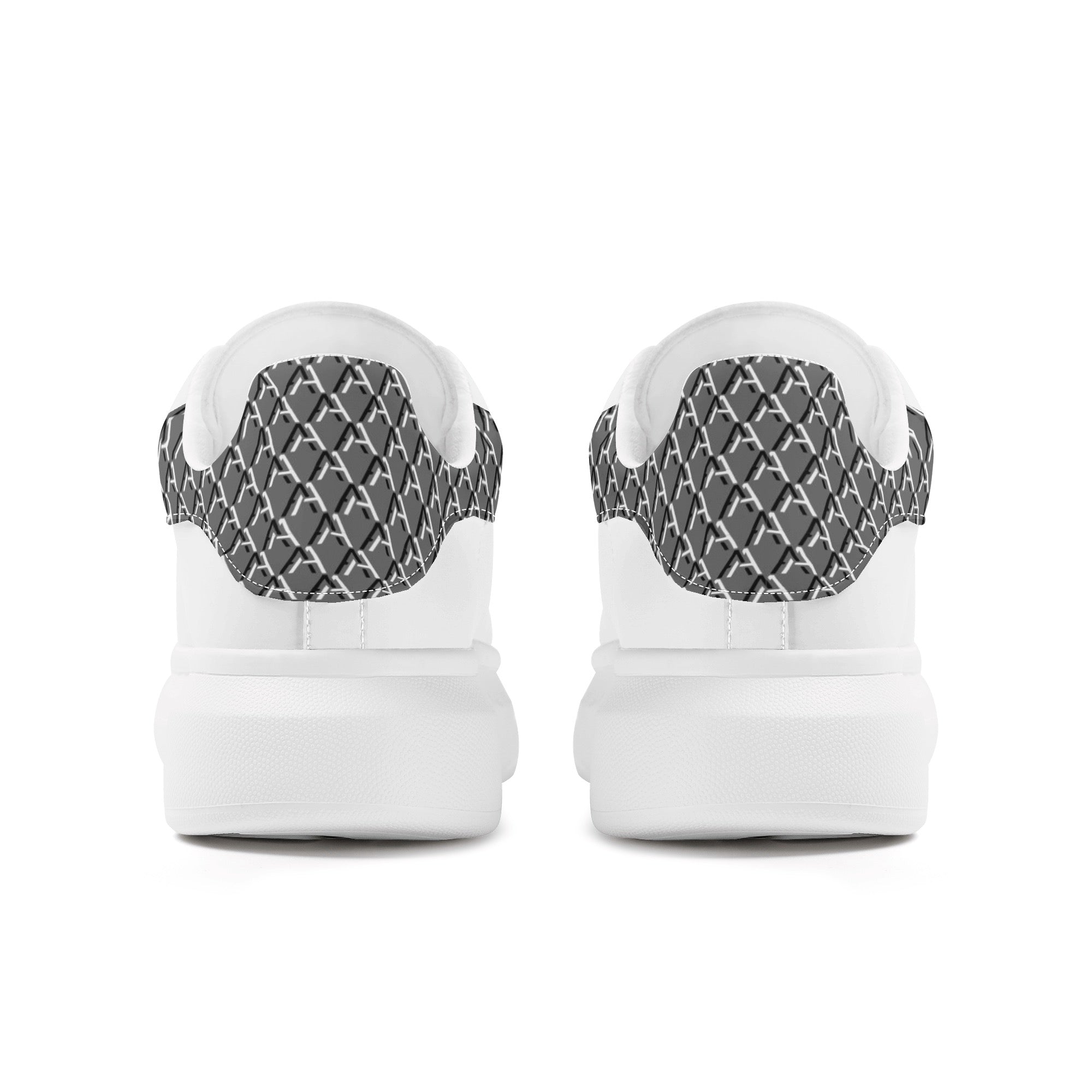 Mens White Low Top Chunky Shoes