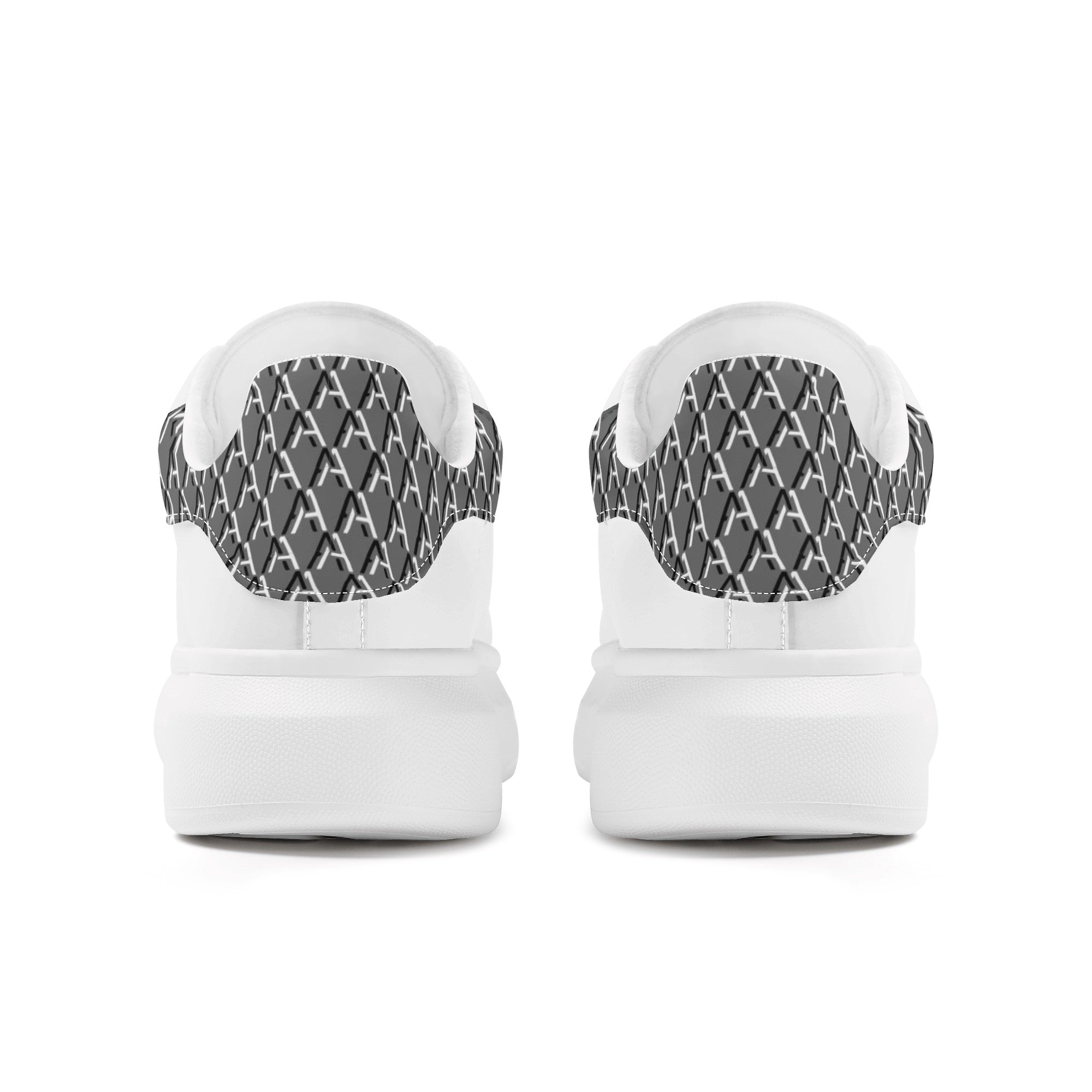 Womens White Low Top Chunky Shoes