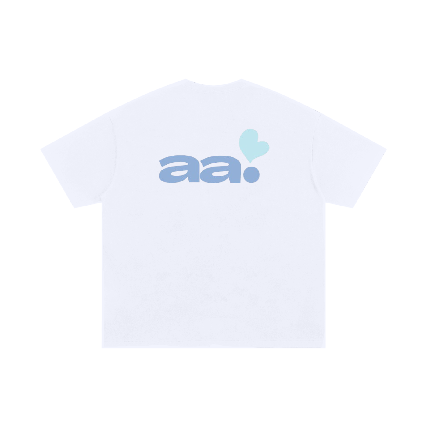 blue AA heart oversized T-Shirt