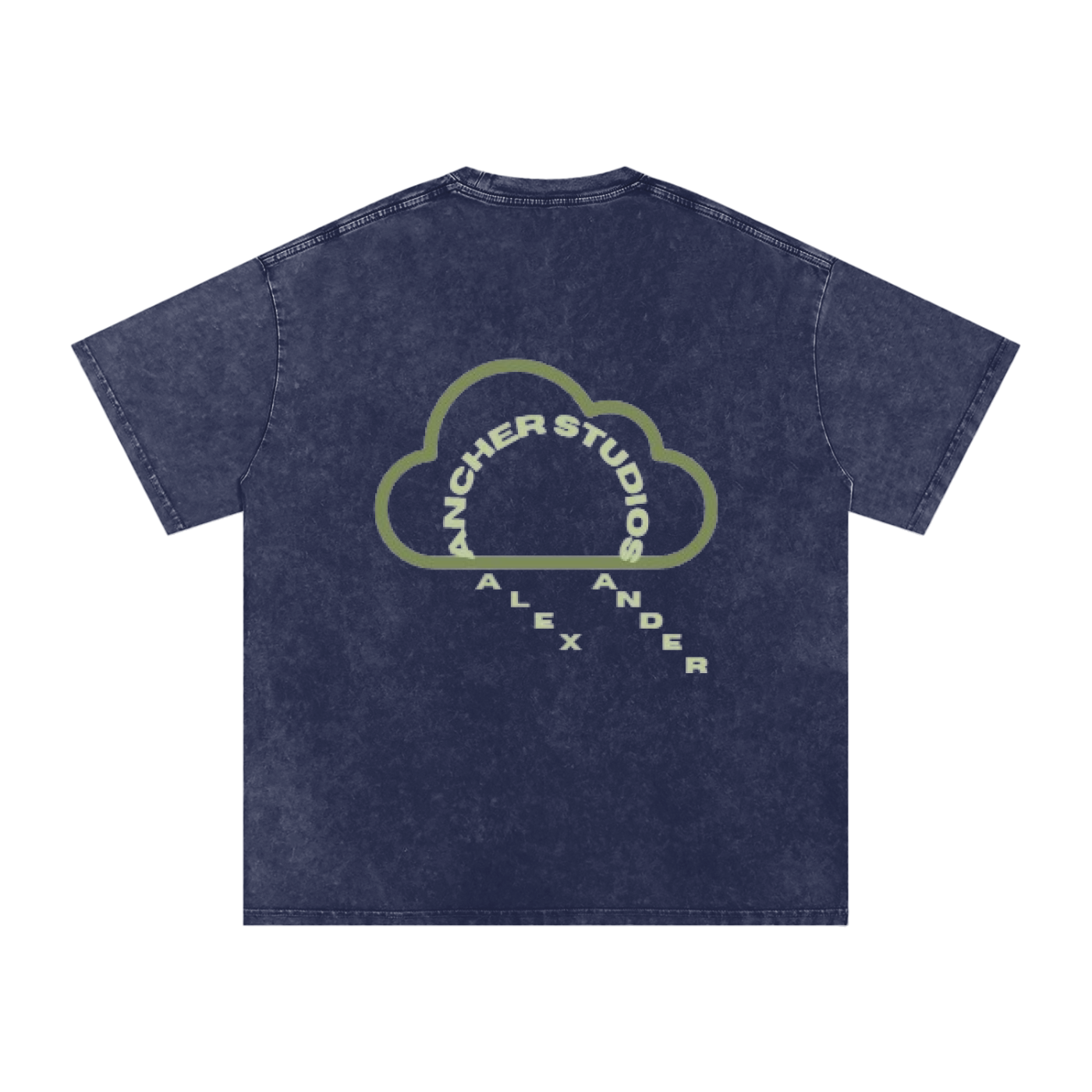 green cloud oversized T-Shirt