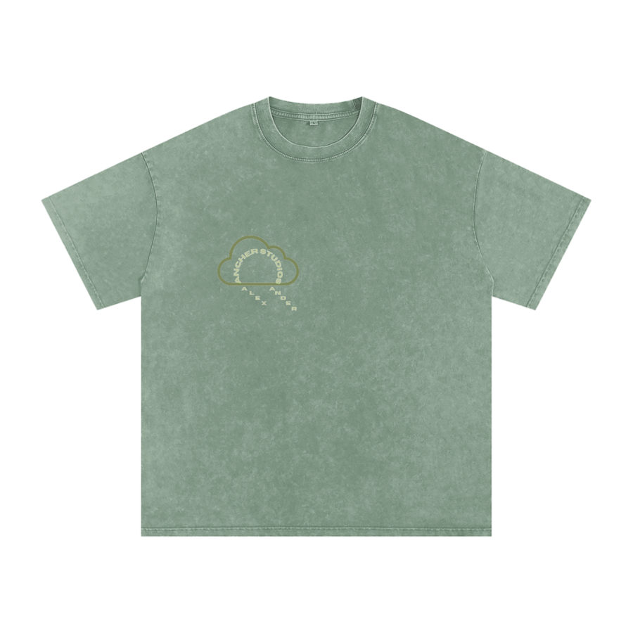 green cloud oversized T-Shirt