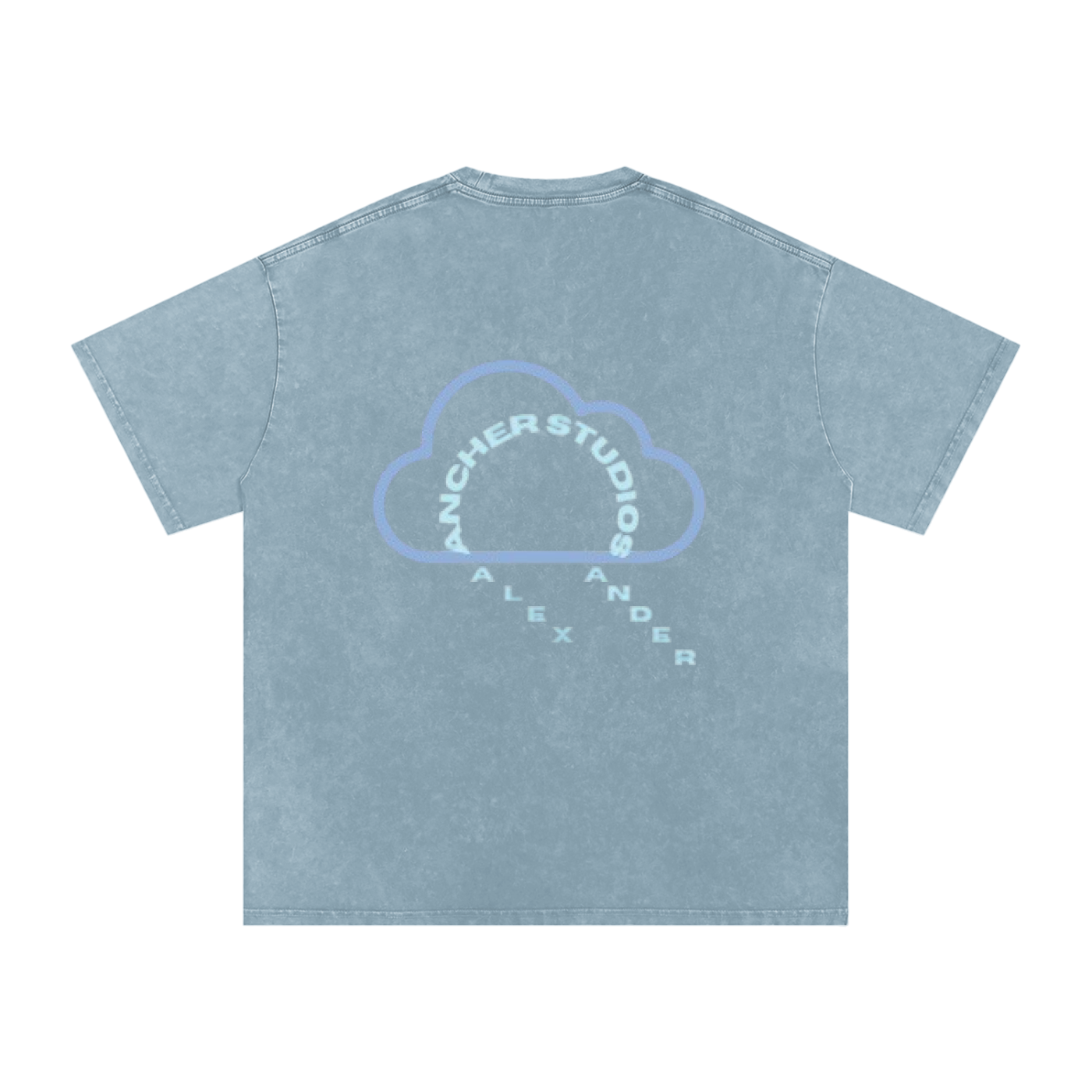blue cloud Oversized T-Shirt