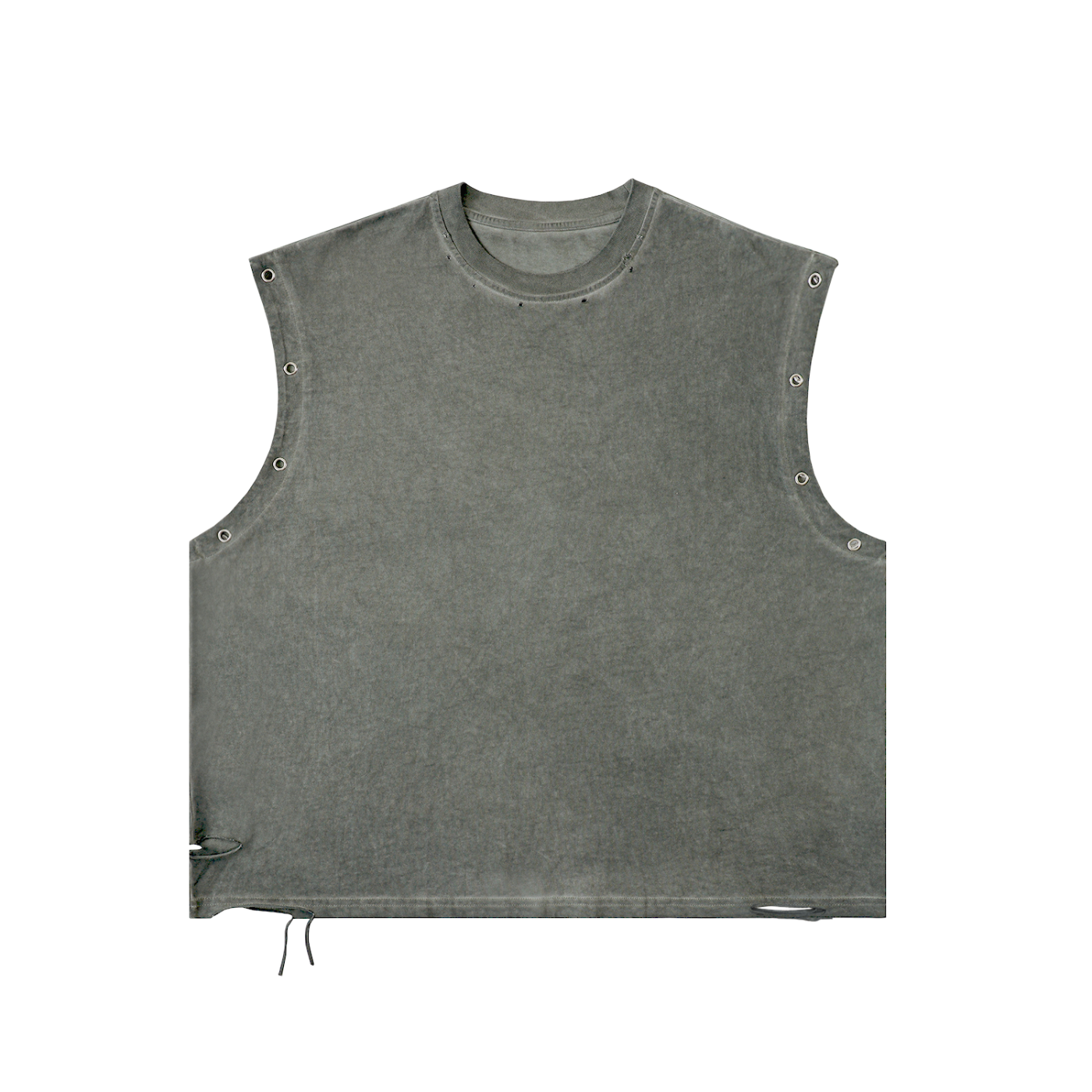 AA Distressed Grommet Eyelet Tank Top