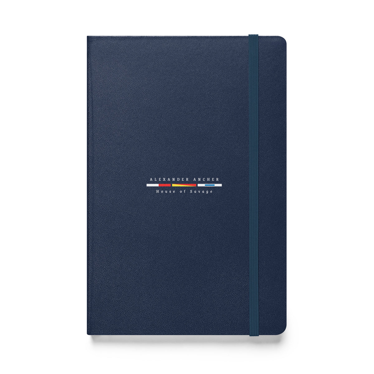 Hardcover bound notebook navy
