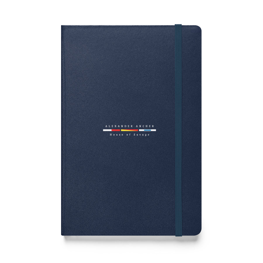 Hardcover bound notebook navy