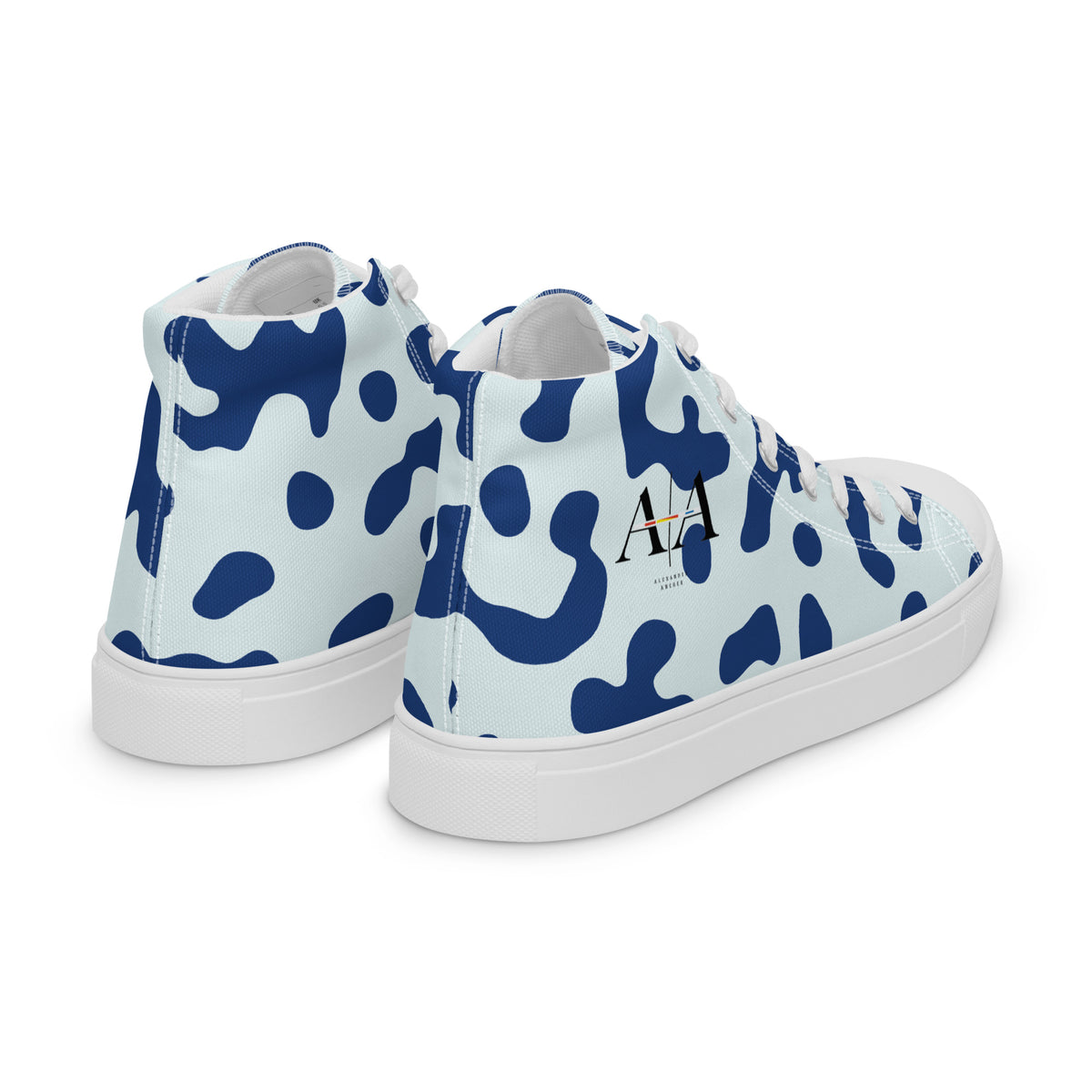 Camo men’s high top canvas shoes