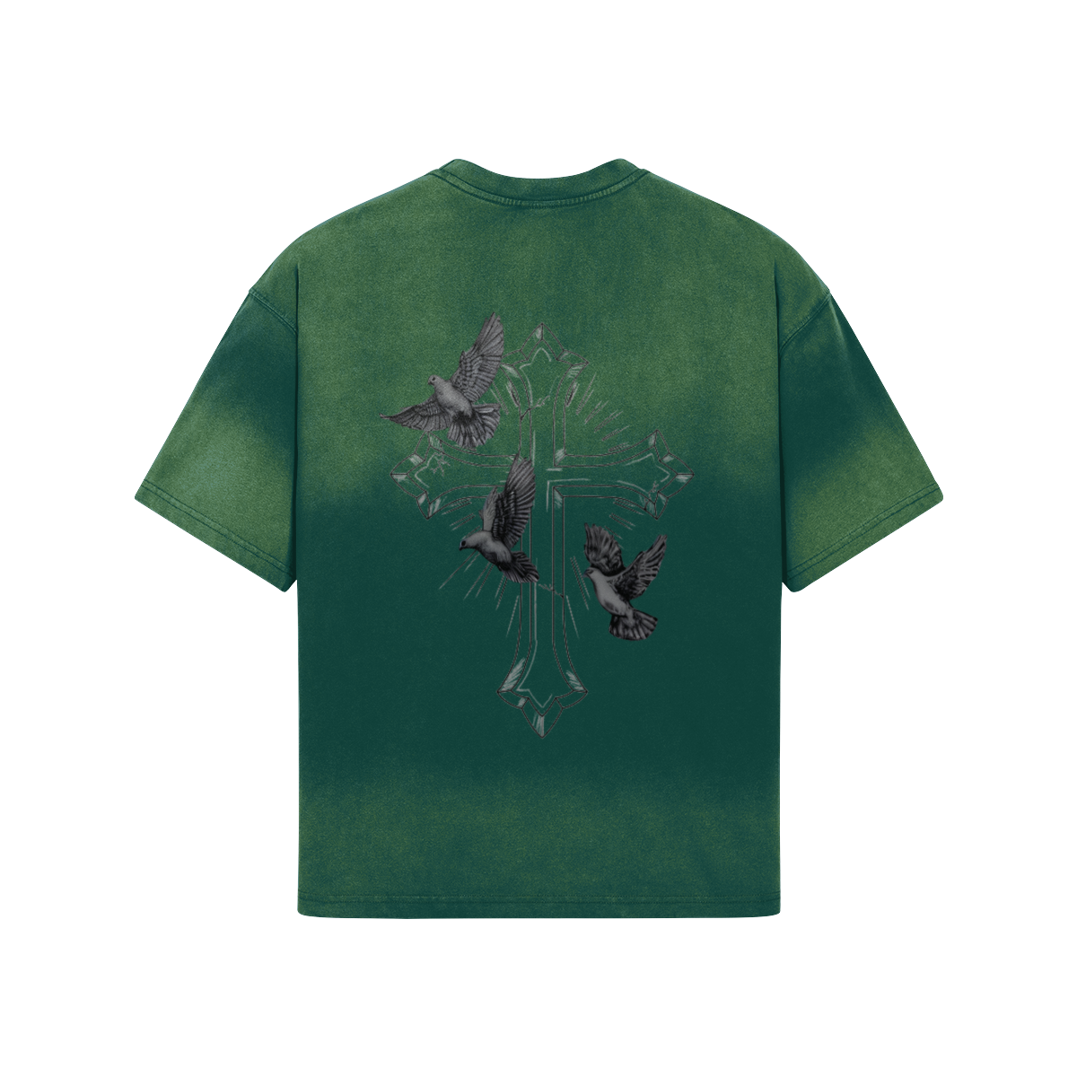 T SHIRT CROSS DARK