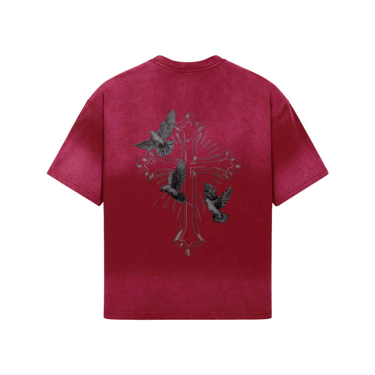 T SHIRT CROSS DARK