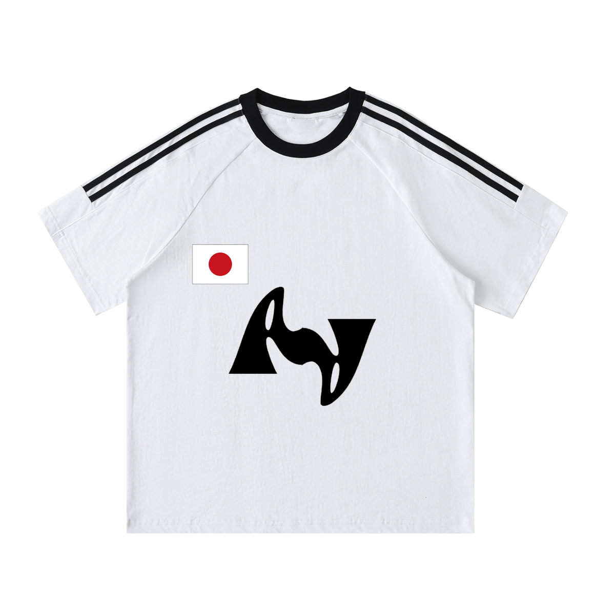 Japan Crewneck Cotton T-Shirt