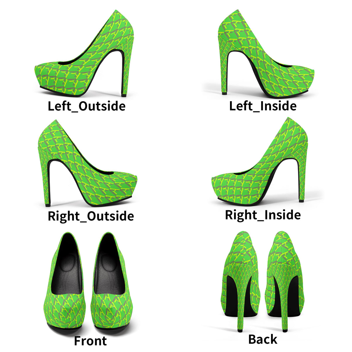 Ulva Women Platform Pumps 5 Inch High Heels