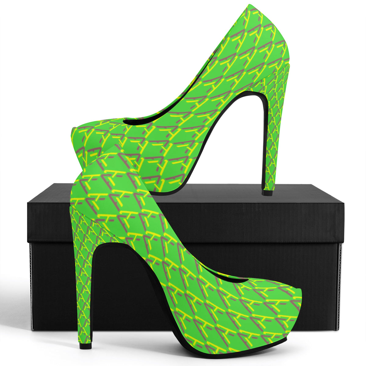 Ulva Women Platform Pumps 5 Inch High Heels