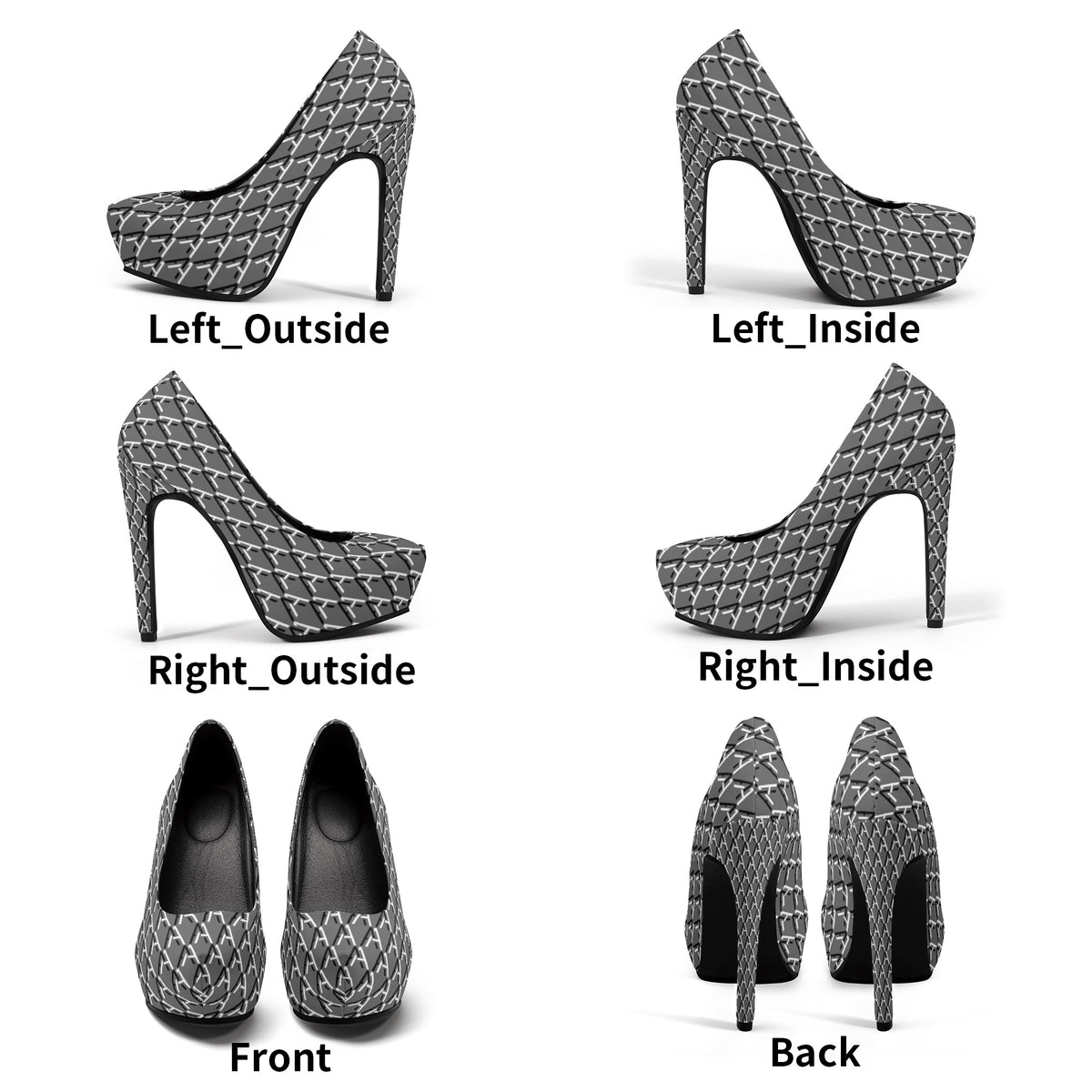 Women Platform Pumps 5 Inch High Heels