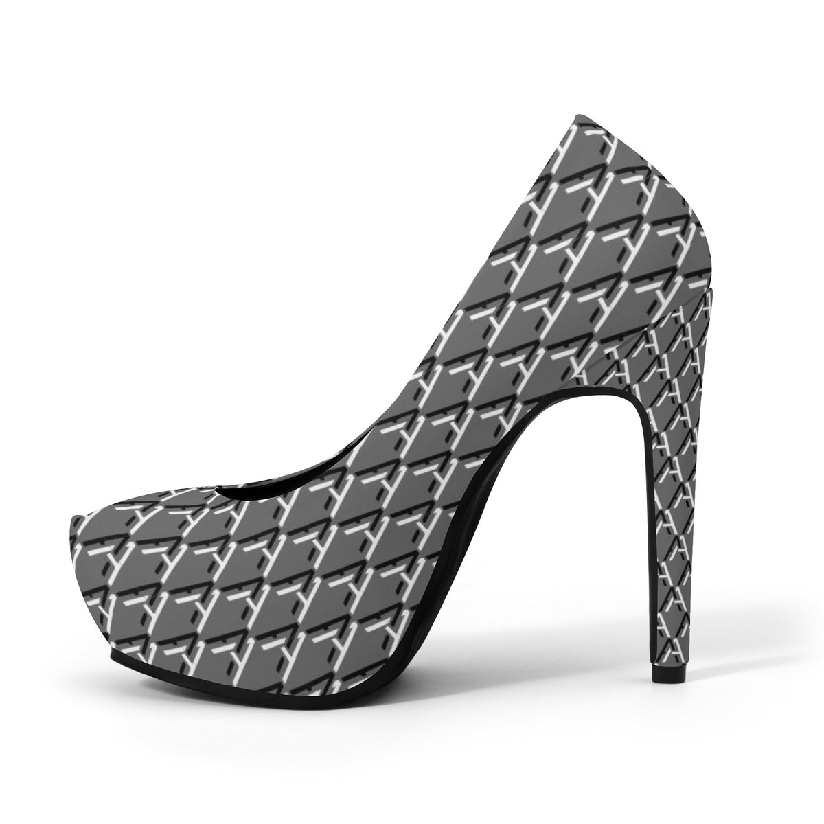 Iron Ore Women platform pumps 5 Inch high heels