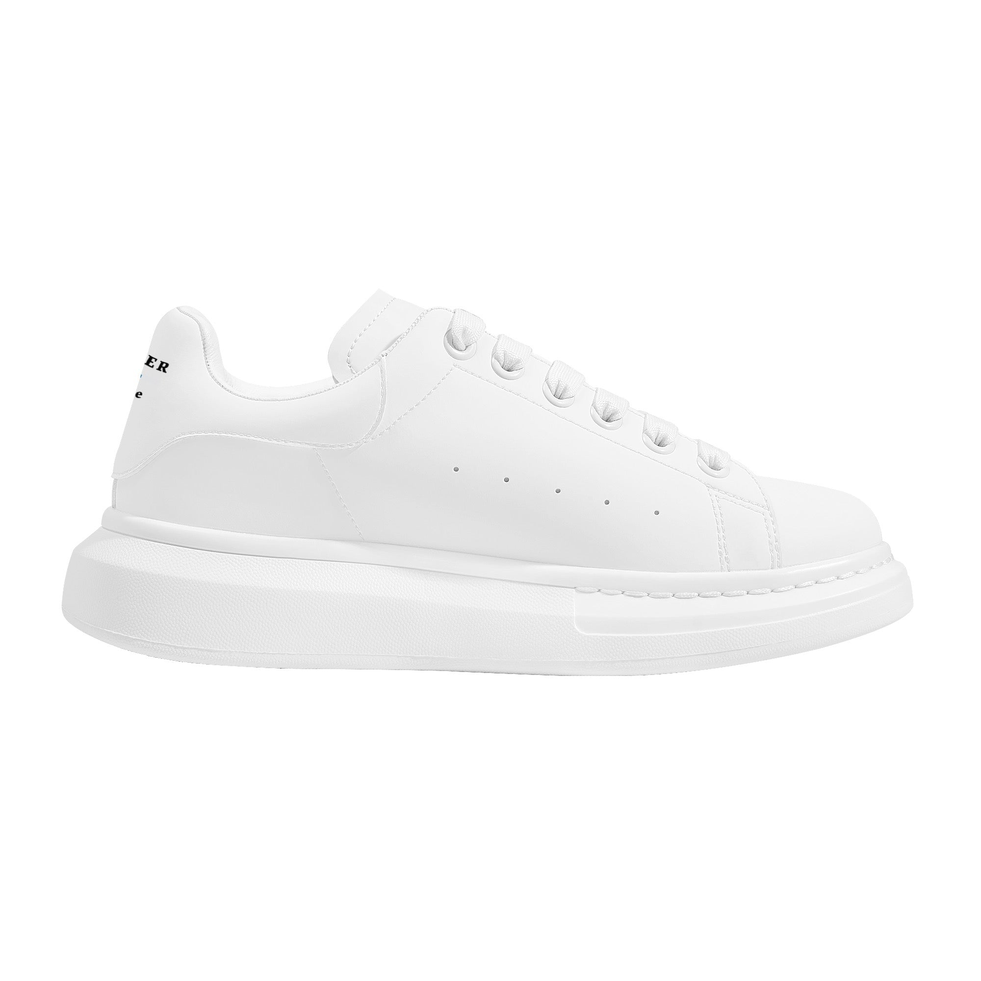 Womens White Low Top Chunky Shoes