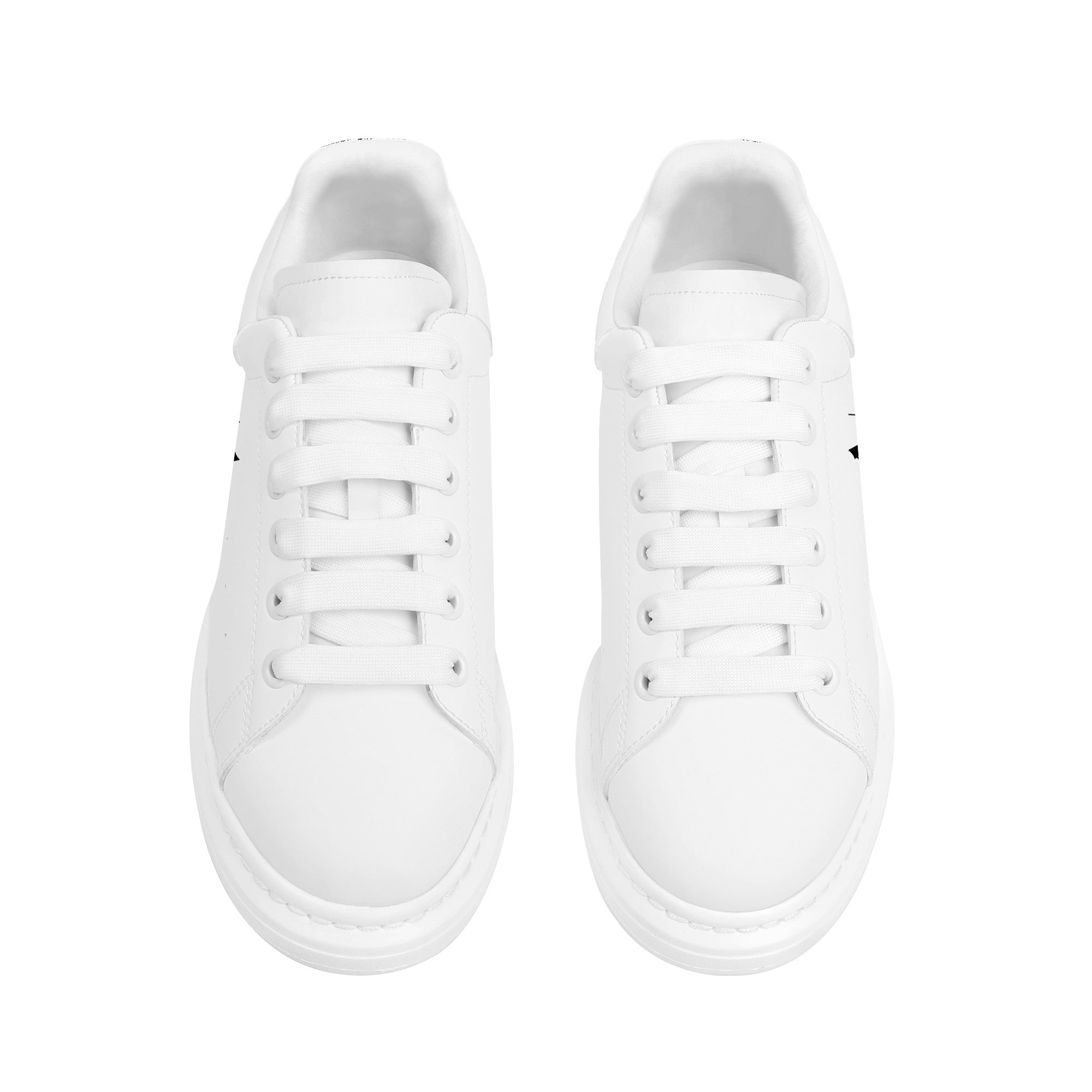 Womens White Low Top Chunky Shoes