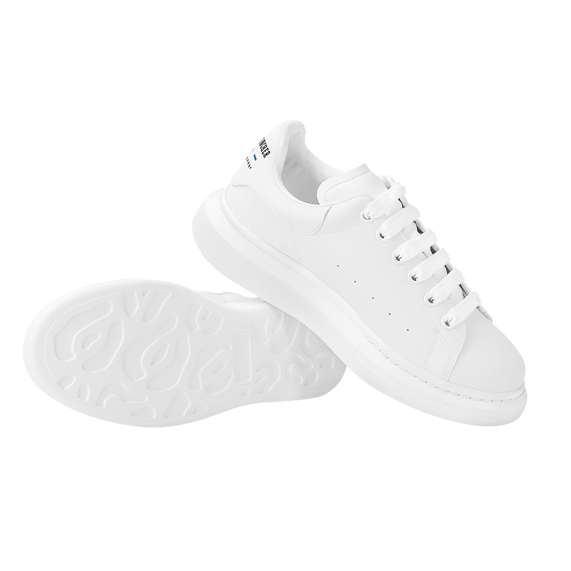 Womens White Low Top Chunky Shoes