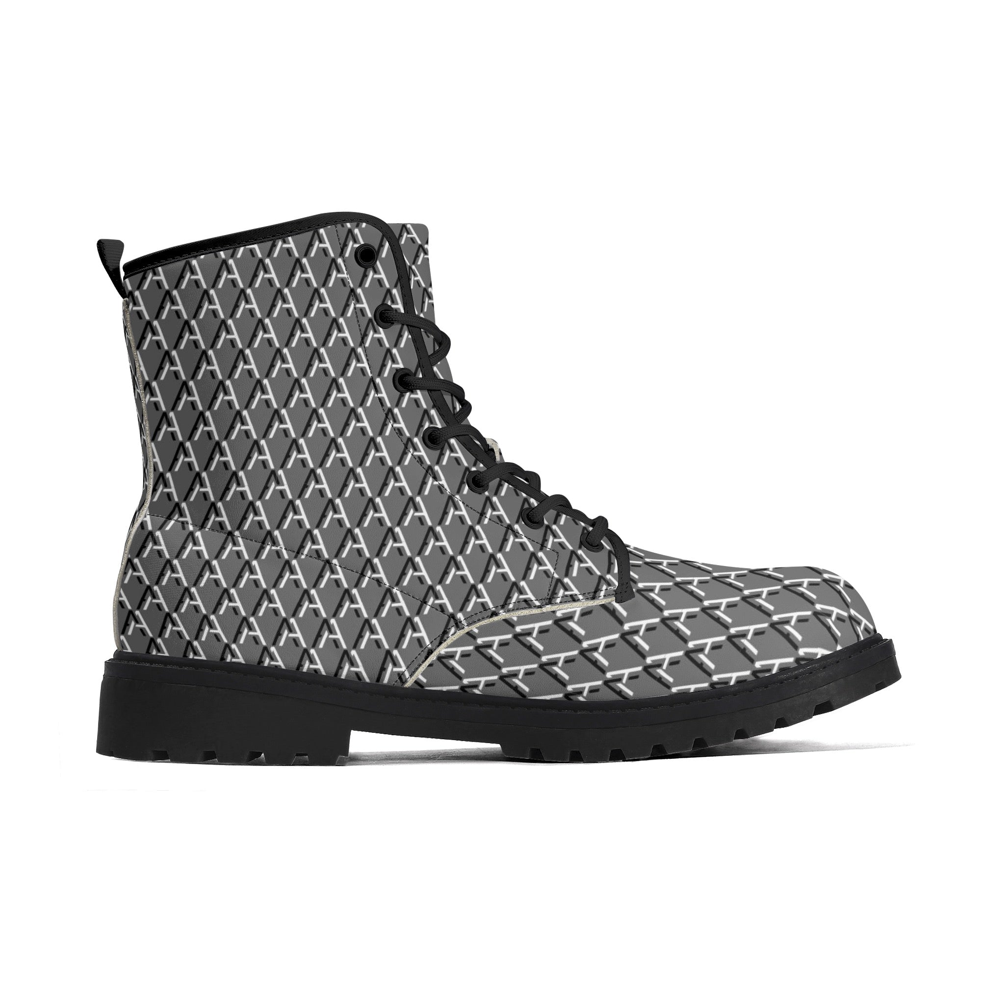 Womens Upgrated Leather Black Outsole Boots