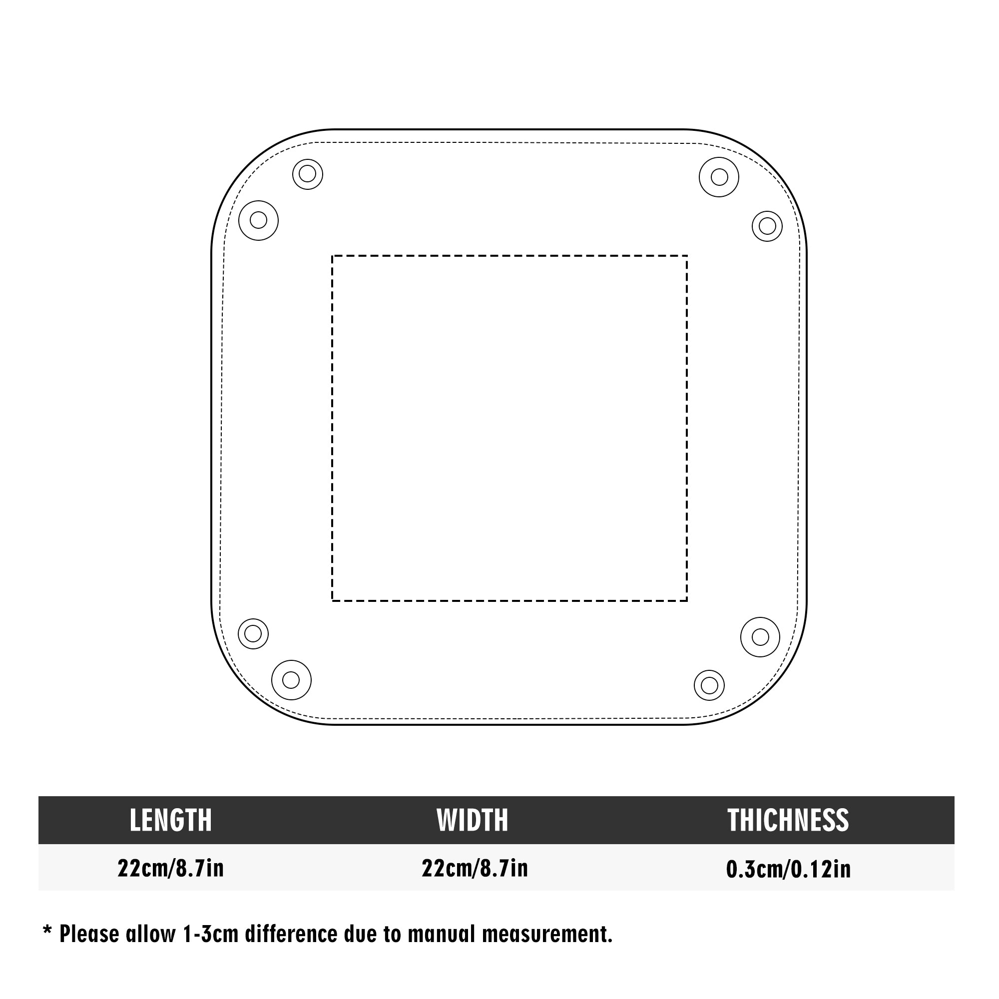 PU Leather Valet Tray