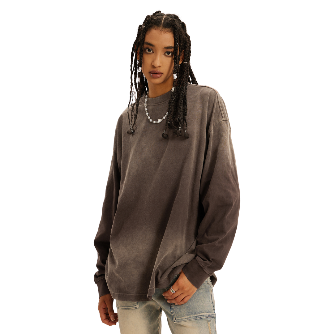 Oversized Sun Faded Long Sleeve