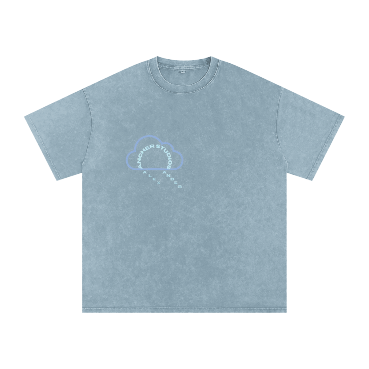 blue cloud Oversized T-Shirt