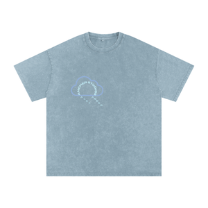 blue cloud Oversized T-Shirt