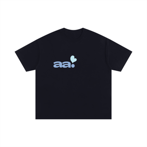 blue AA heart oversized T-Shirt