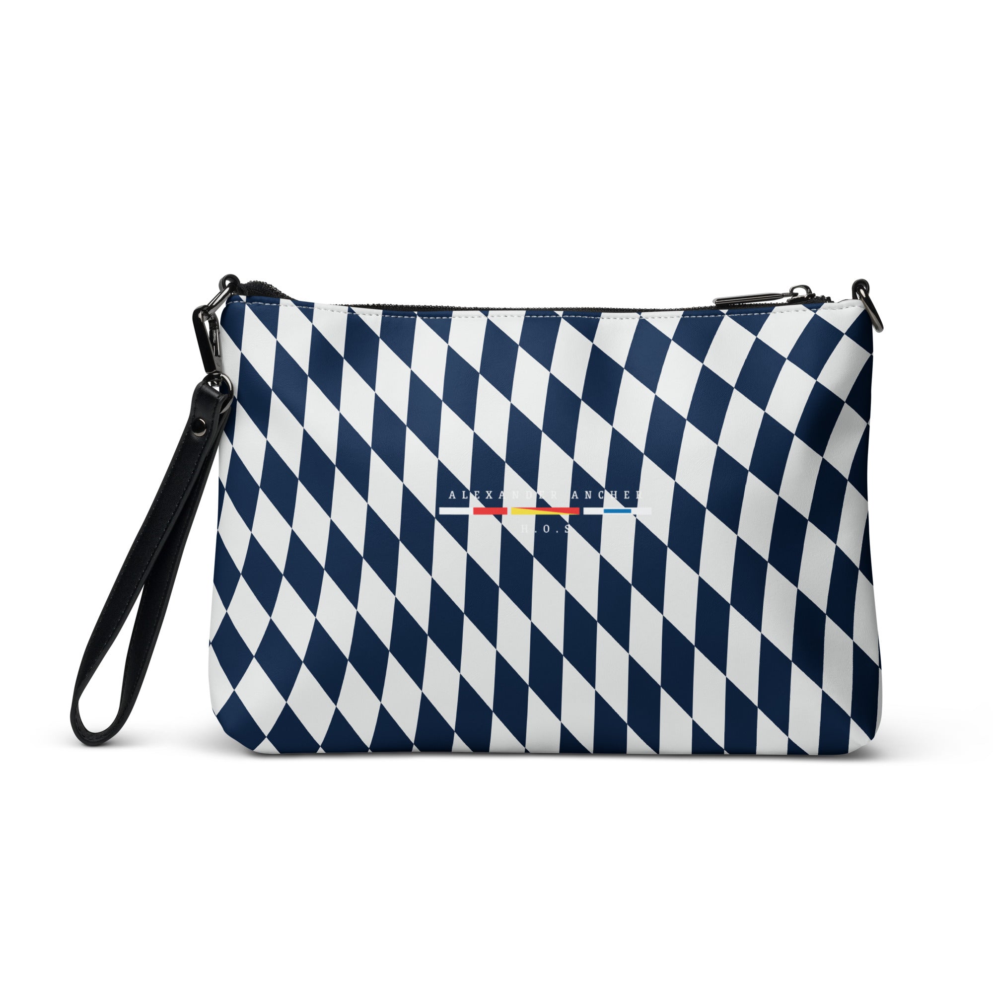 Crossbody checkers bag