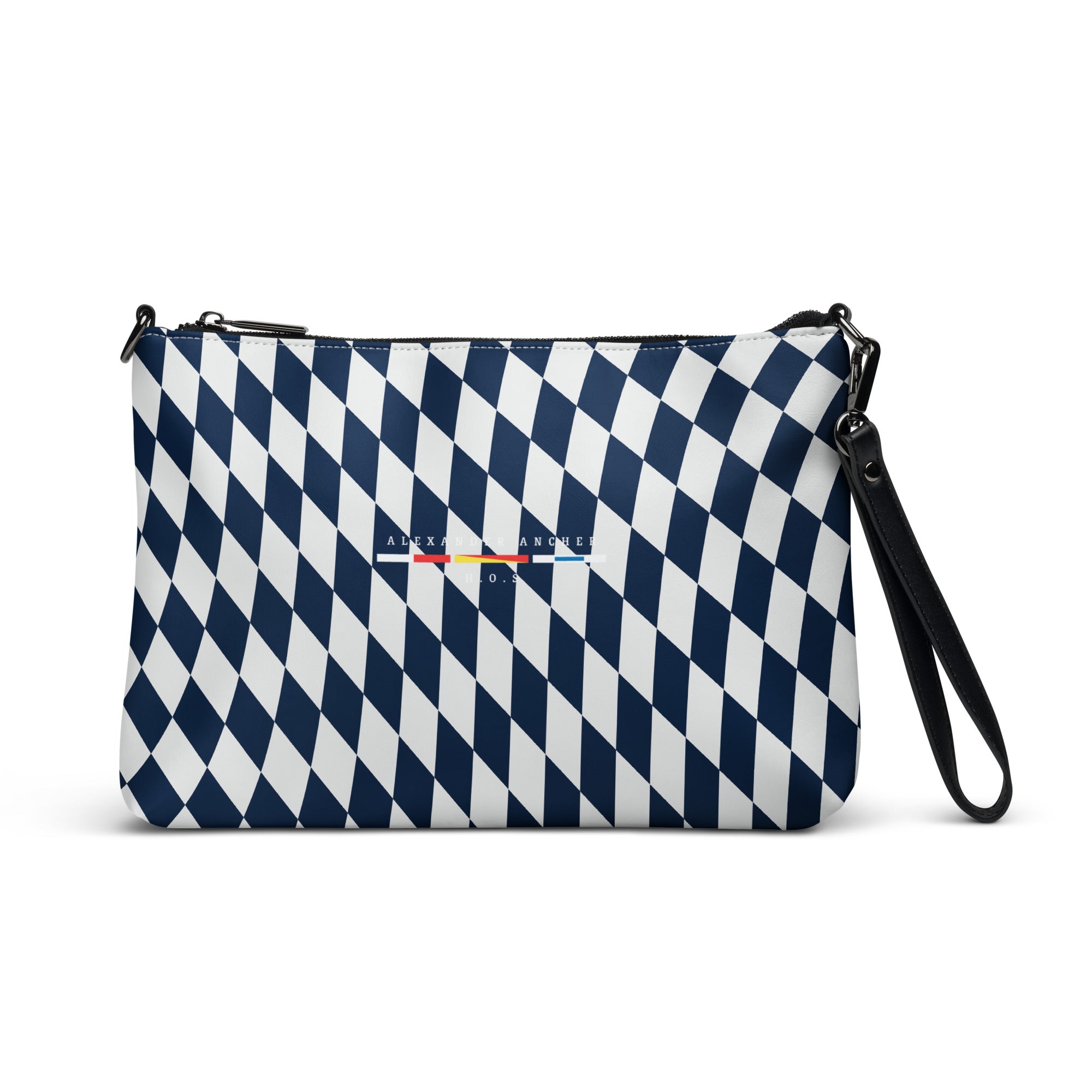 Crossbody checkers bag