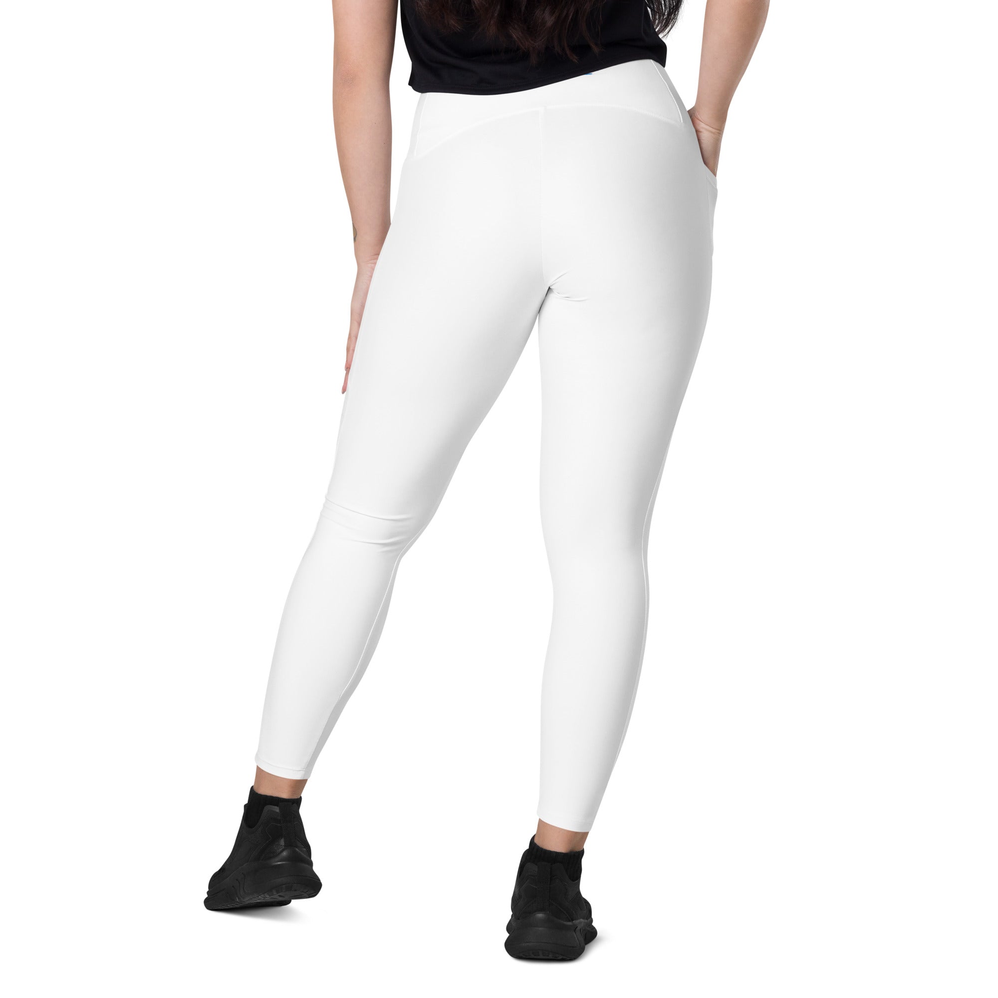 Leggings with pockets white