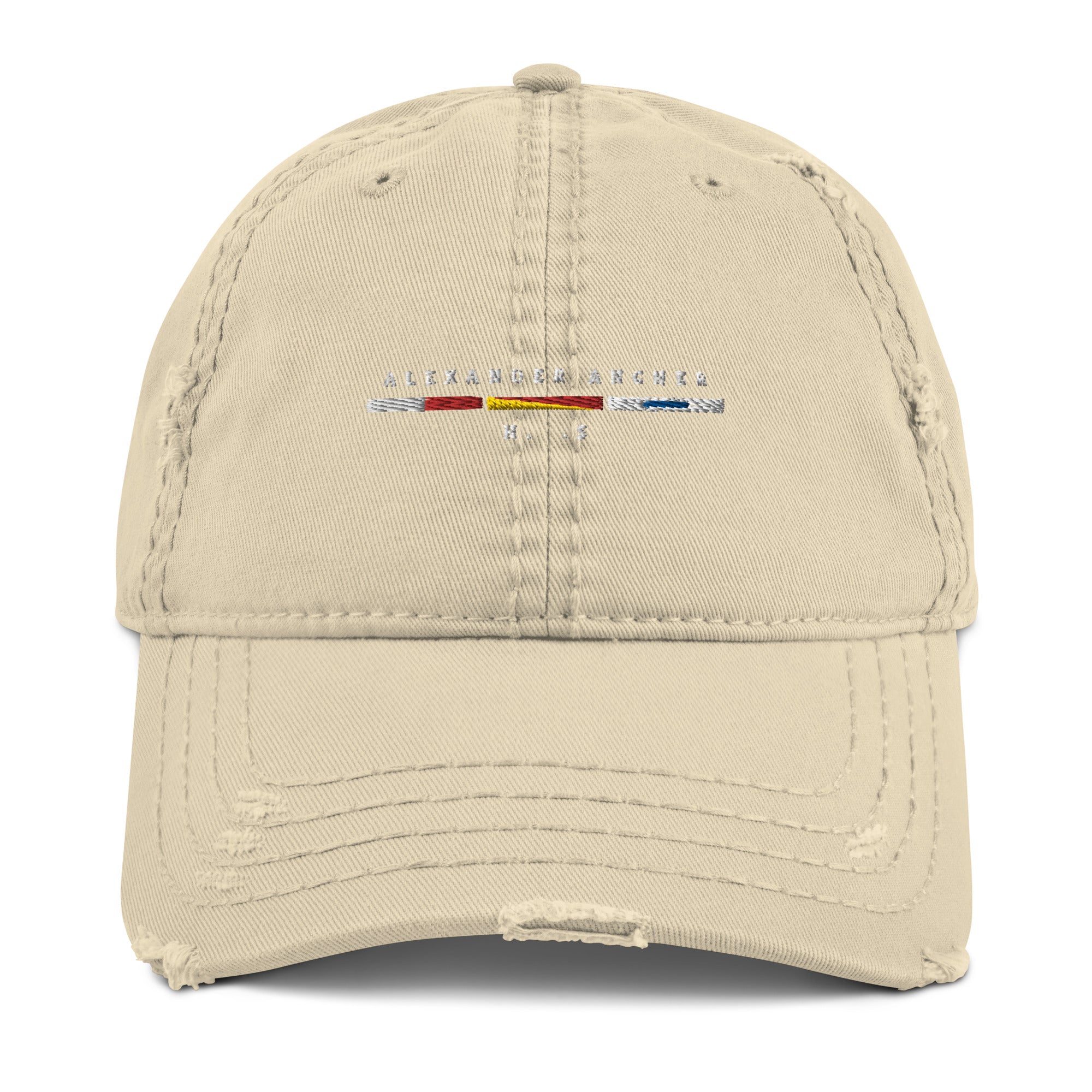 Distressed dad hat