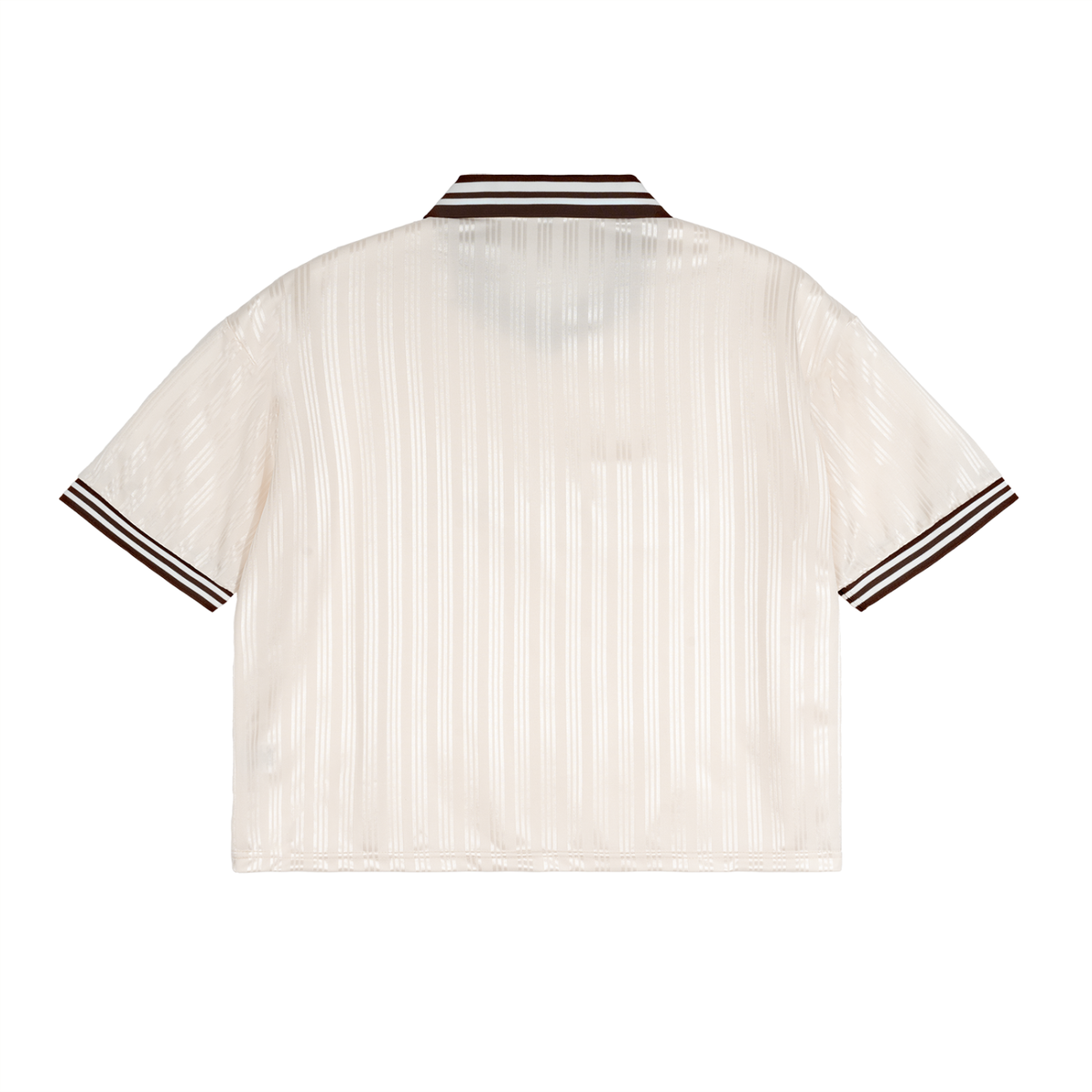 striped Polo Collar jersey