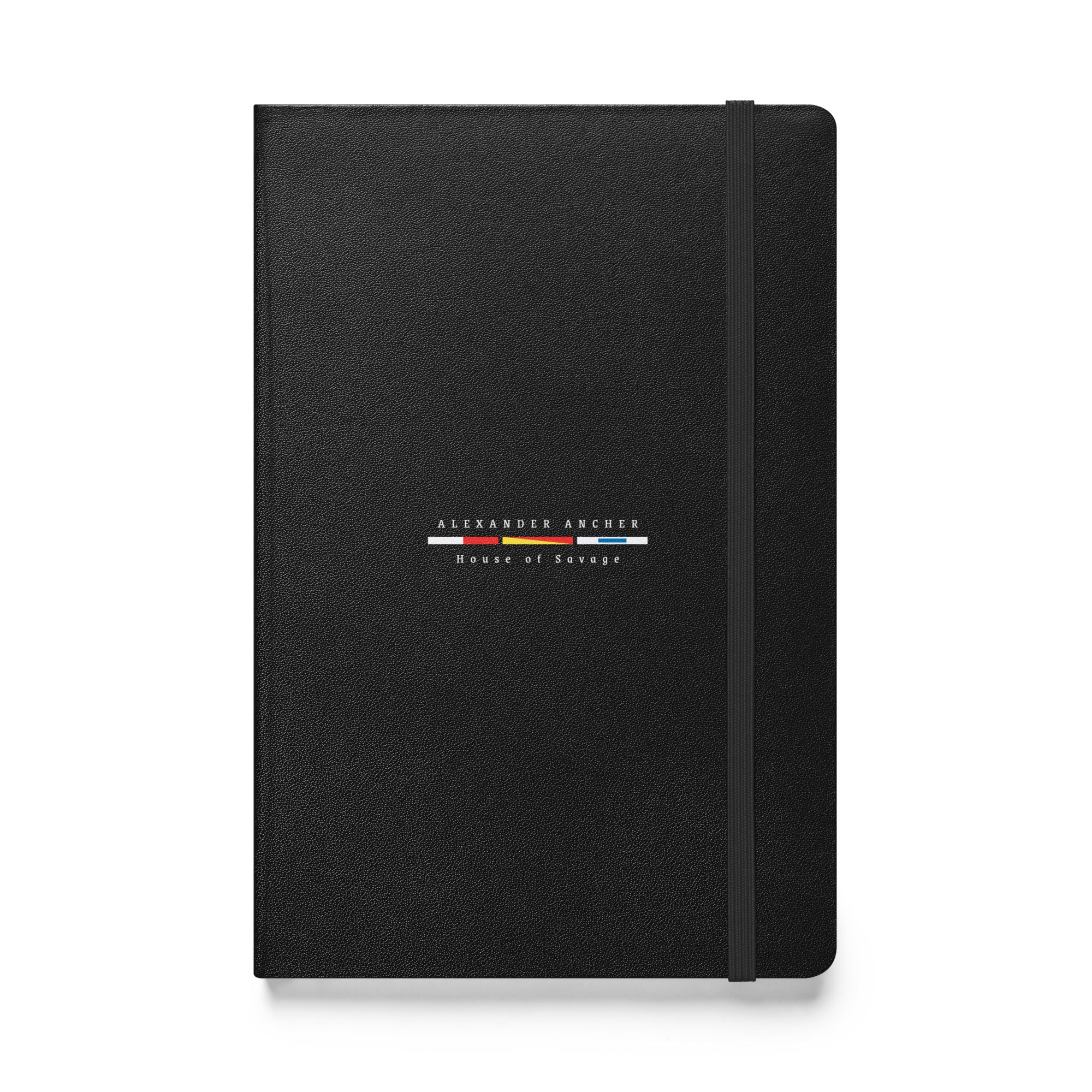 Hardcover bound notebook black