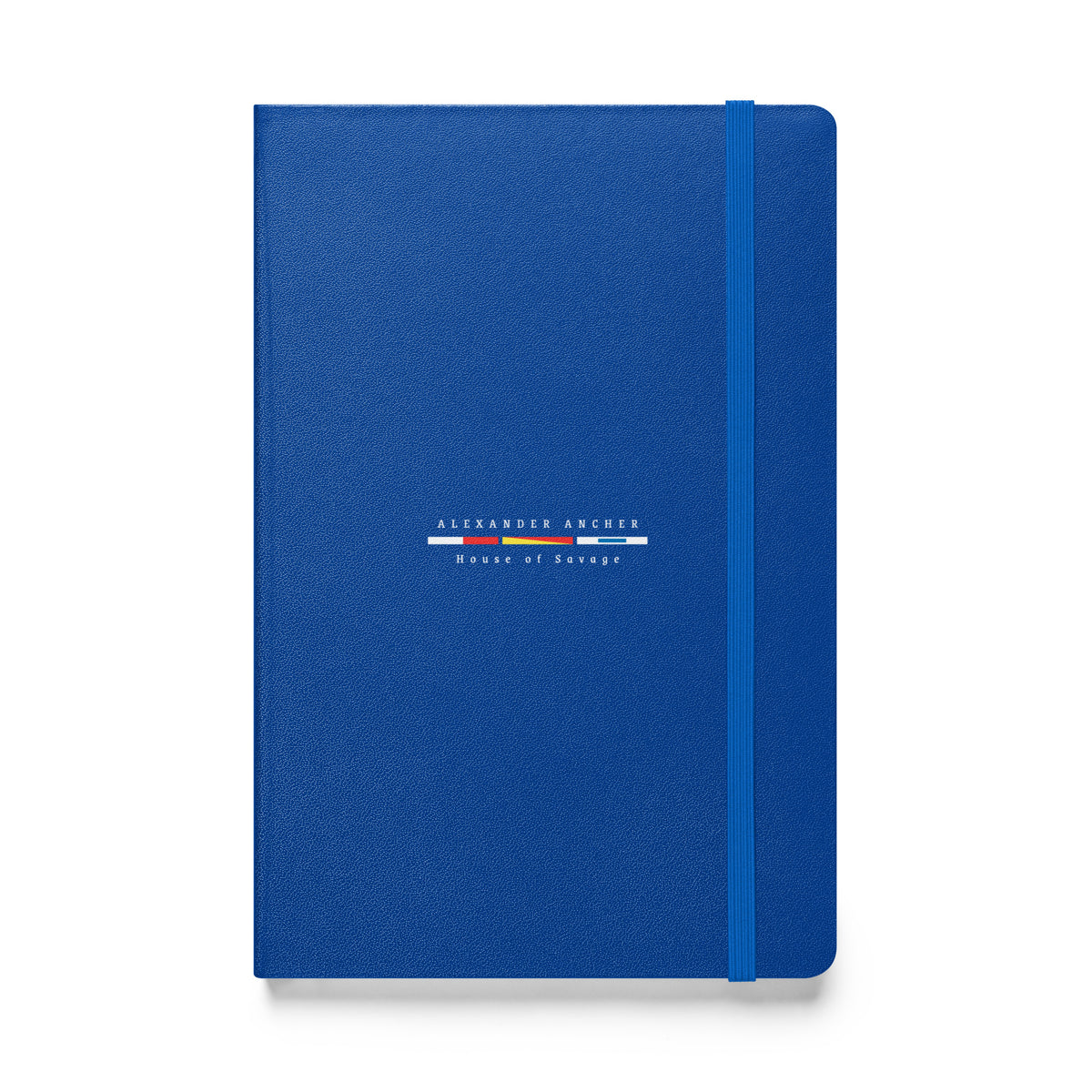 Hardcover bound notebook blue