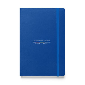 Hardcover bound notebook blue