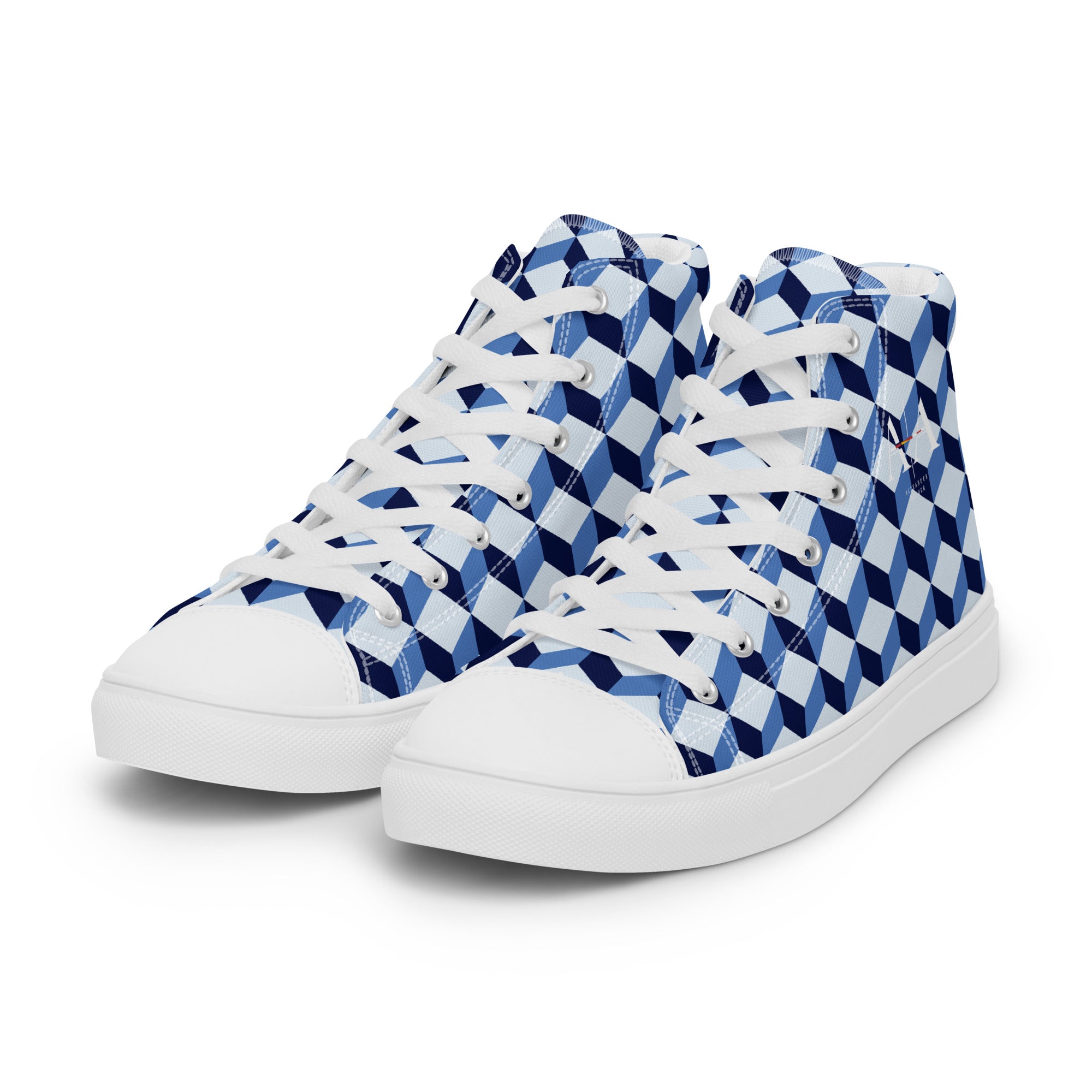 Cube men’s high top canvas shoes