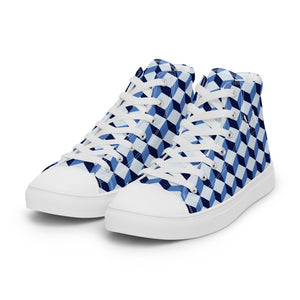 Cube men’s high top canvas shoes