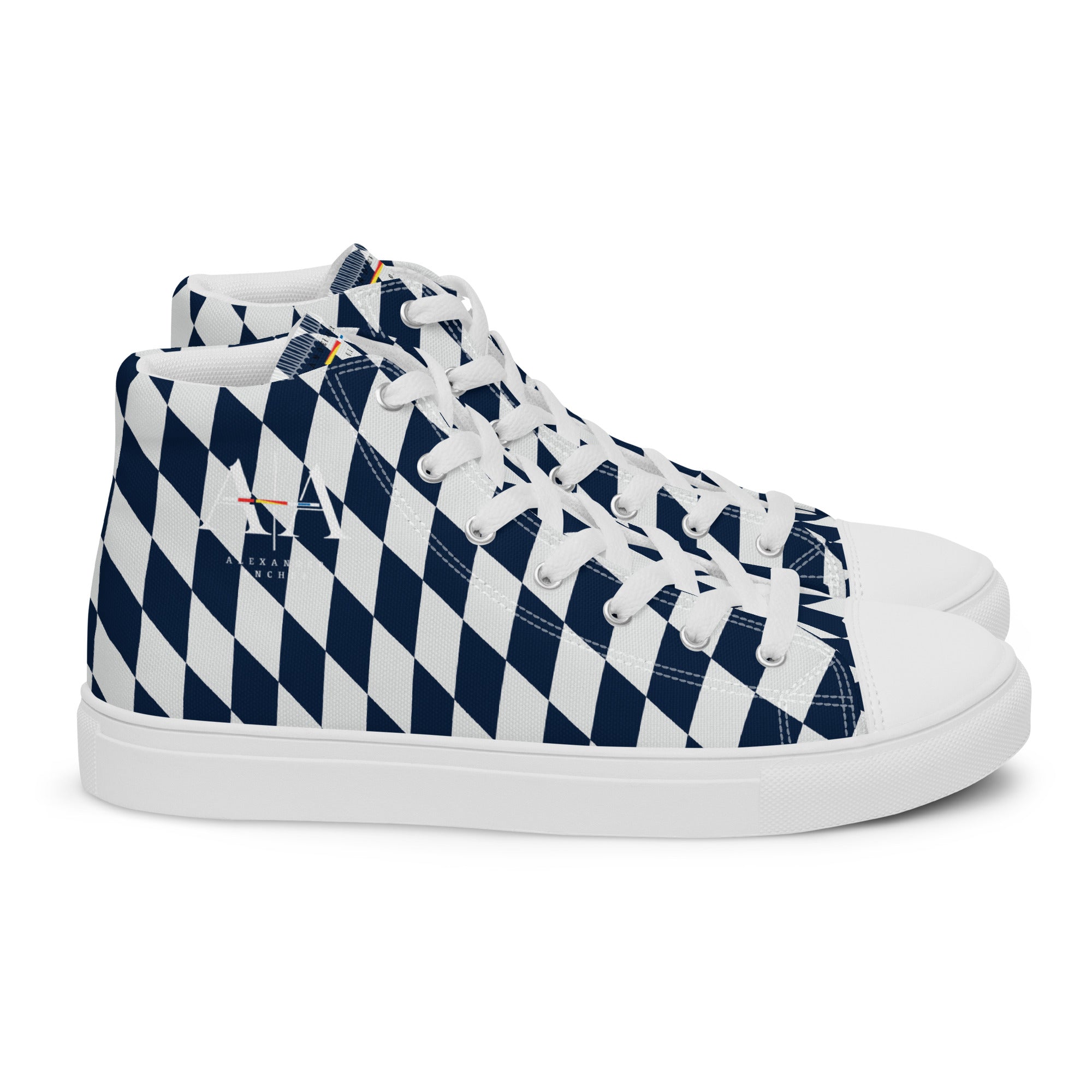 Checkers Men’s high top canvas shoes