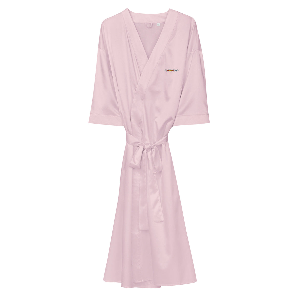 Satin robe Pink