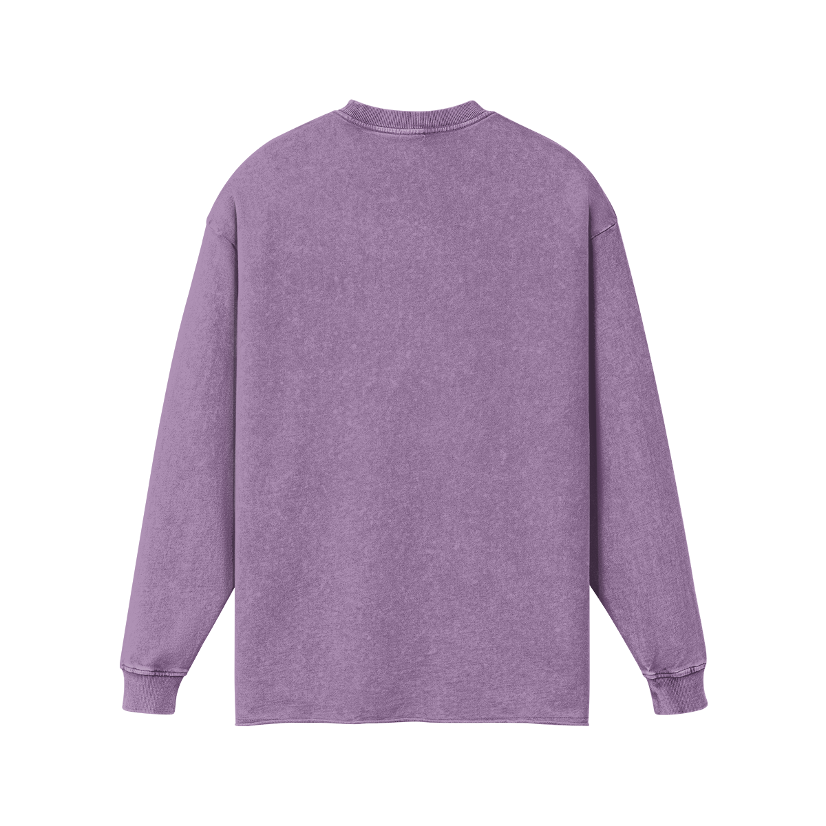 Raw Hem Faded Long Sleeve