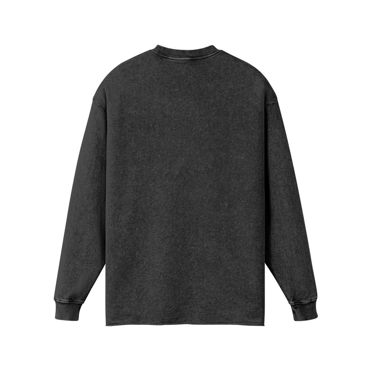 Raw Hem Faded Long Sleeve