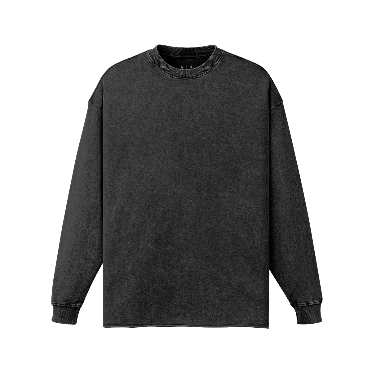 Raw Hem Faded Long Sleeve