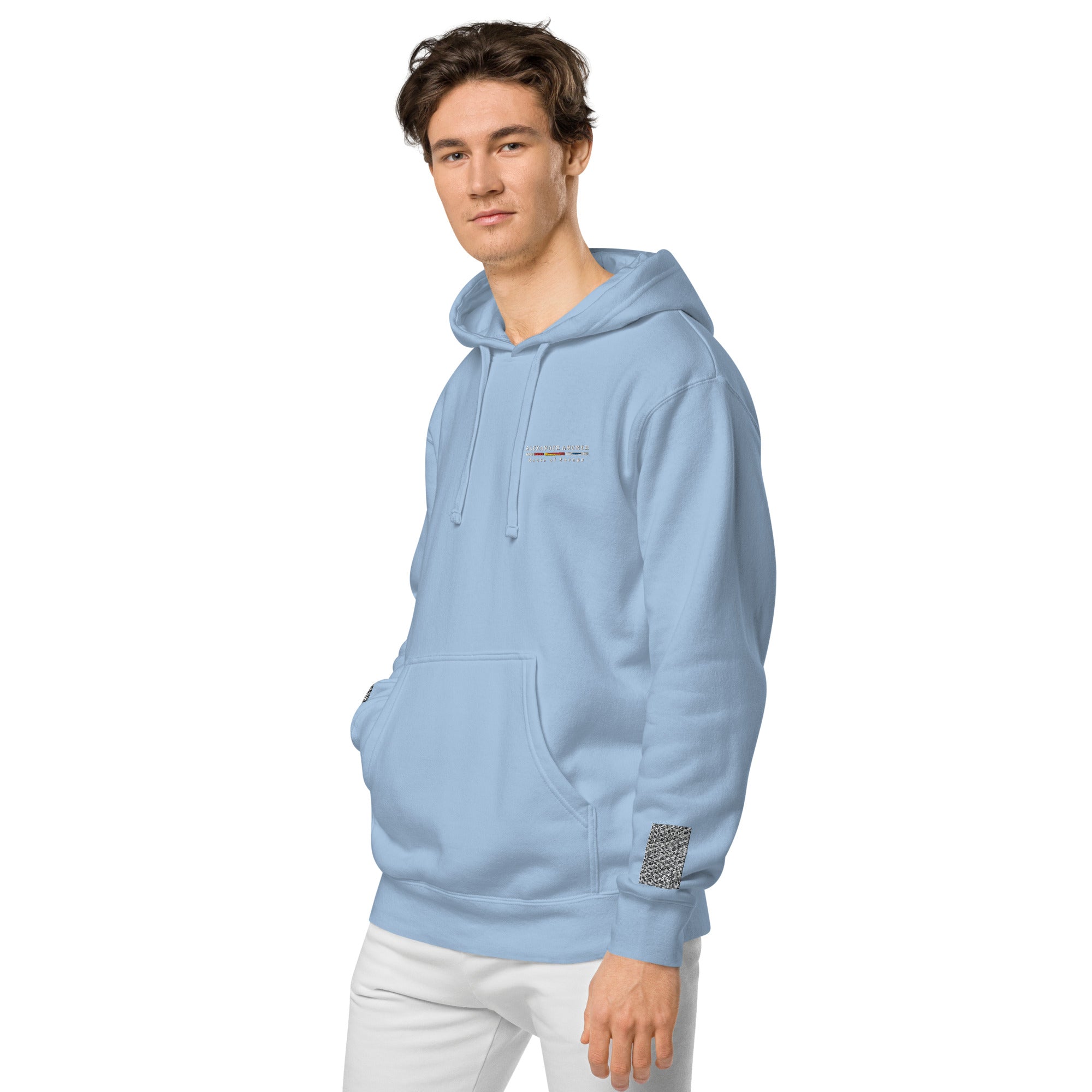 Unisex pigment-dyed hoodie